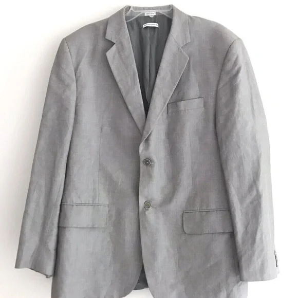 Calvin Klein Suits Blazers Calvin Klein Linen Blend Suit